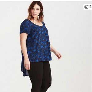 Torrid size 1. Back of shirt lower than front to cover butt
